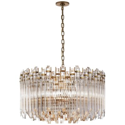 Adele Large Wide Drum Chandelier - Avenue Design high end lighting in Montreal