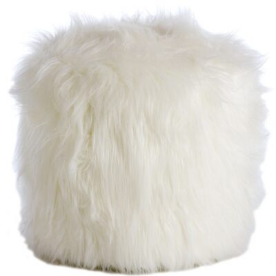 Tootsie Shaggy Chic Ottoman Avenue Design