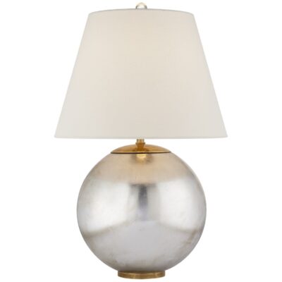 Morton Table Lamp in Gild with Linen Shade