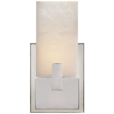 Covet Short Clip Bath Sconce in Antique-Burnished Brass