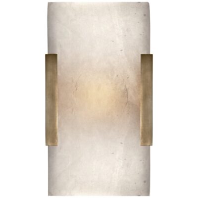 Covet Wide Clip Bath Sconce in Bronze