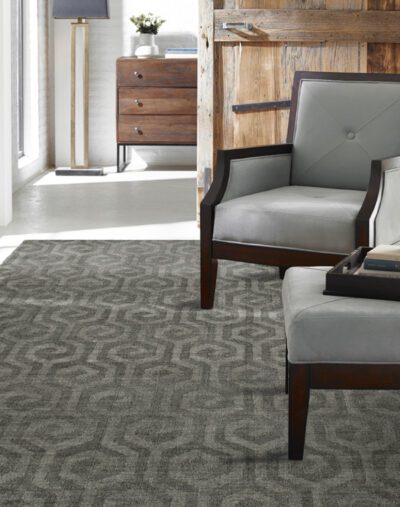 Pewter rug