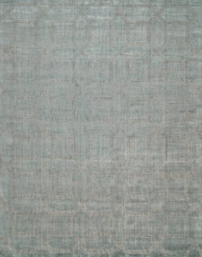 Crystal blue rug