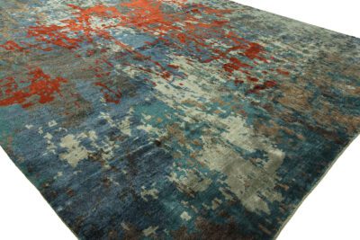 Multi Blue / Scarlet rug