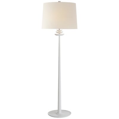 Lampe sur pied Beaumont avec abat-jour en lin