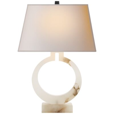 Lampe de table Ring Form avec abat-jour en papier