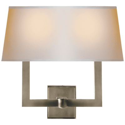 Square Tube Double Sconce