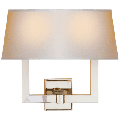 Square Tube Double Sconce