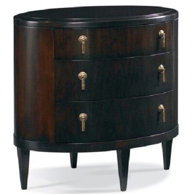 Oval Bedside Table