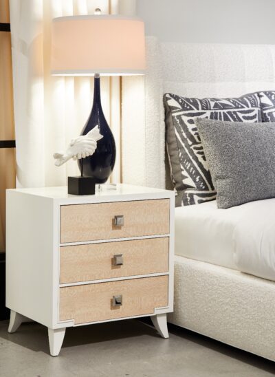 Huck Three Drawer Nightstand - Avenue design Montreal