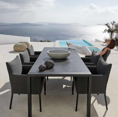 Lima outdoor dining table - Avenue Design Montreal